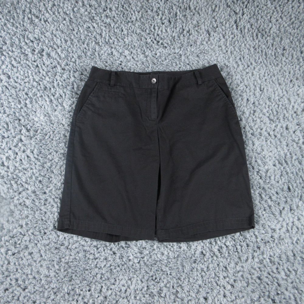 Talbots Shorts Womens Petites 10P Black Summer Season Chino 31x10*